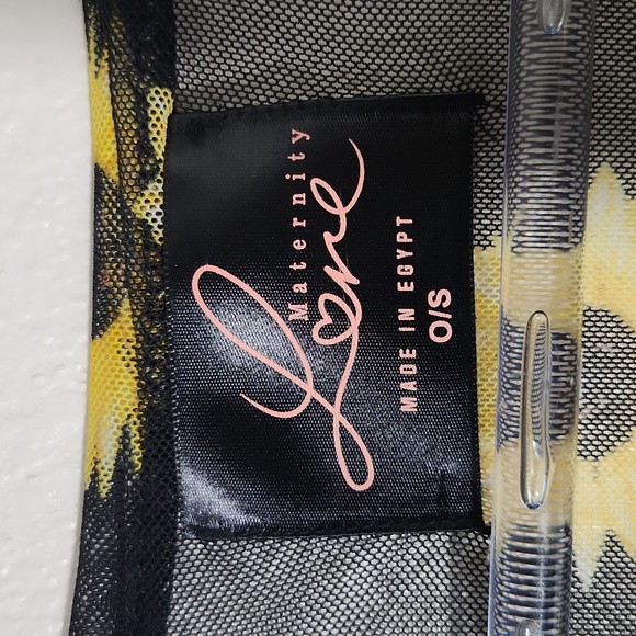 Love Maternity Sunflower Duster Kimono Short Sleeve One Size - Picture 6 of 13